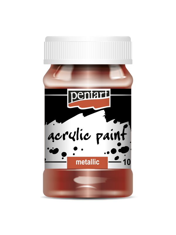 Acrylic paint metallic Bourdon