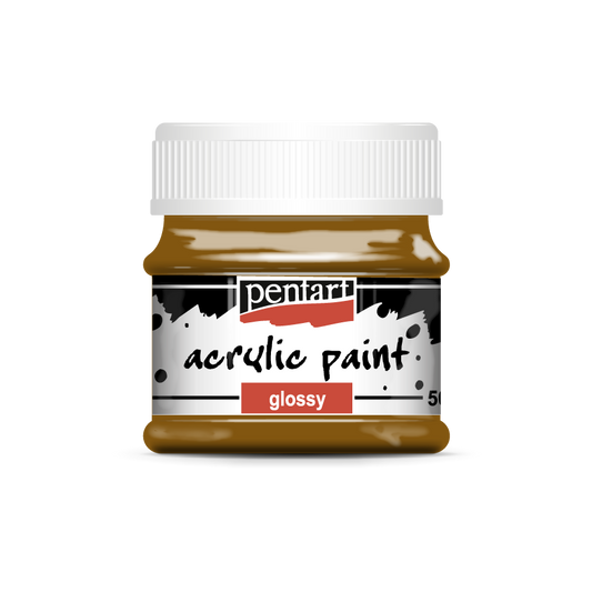 Acrylic paint glossy 50 ml light brown