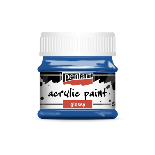 Acrylic paint glossy 50 ml blue