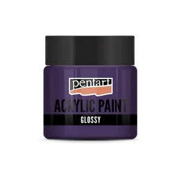 Acrylic paint glossy 50 ml amethyst