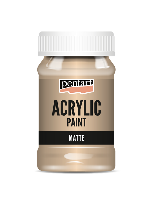 Acrylic paint matte Compact Powder