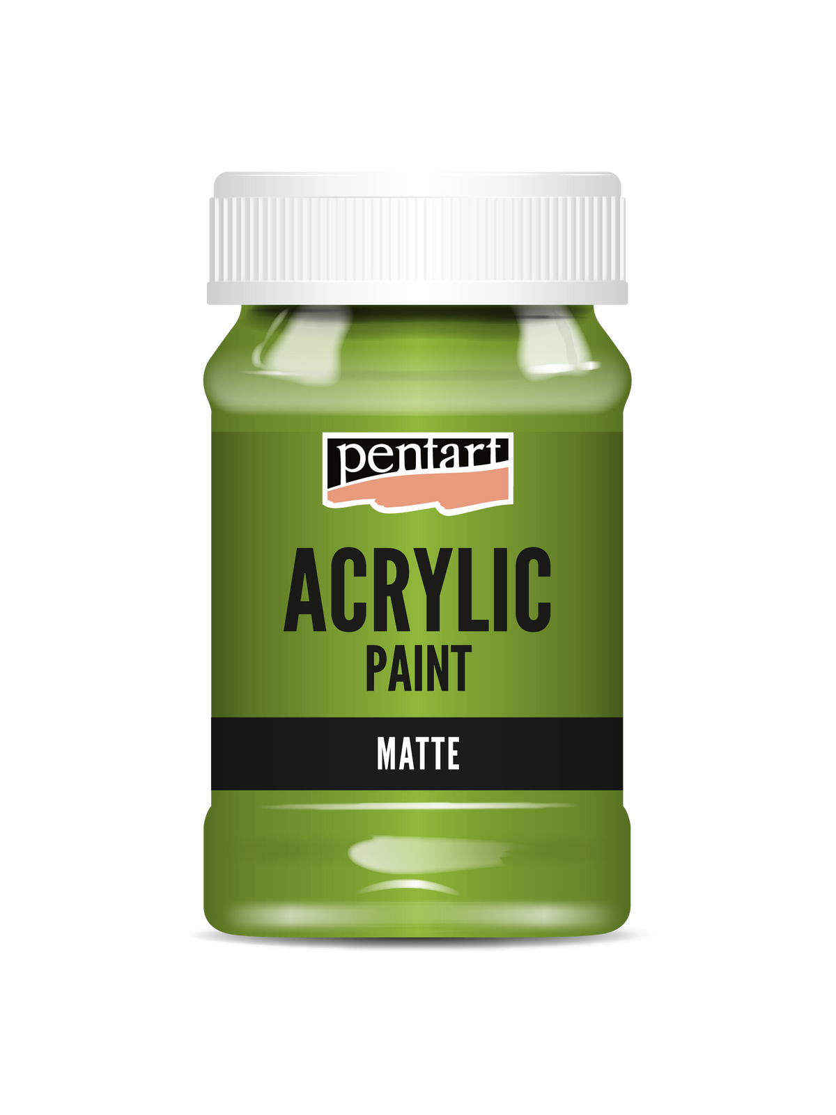 Acrylic paint matte Apple Green
