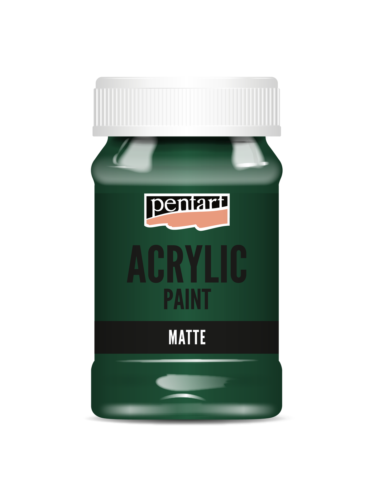 Acrylic paint matte Pine Green