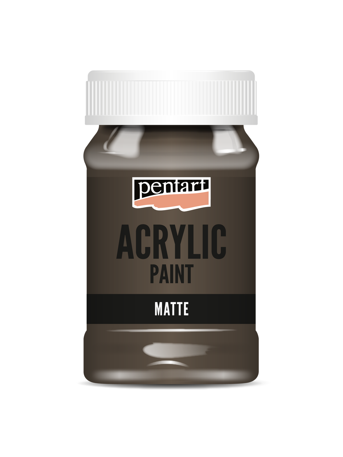 Acrylic paint matte Earthy Brown