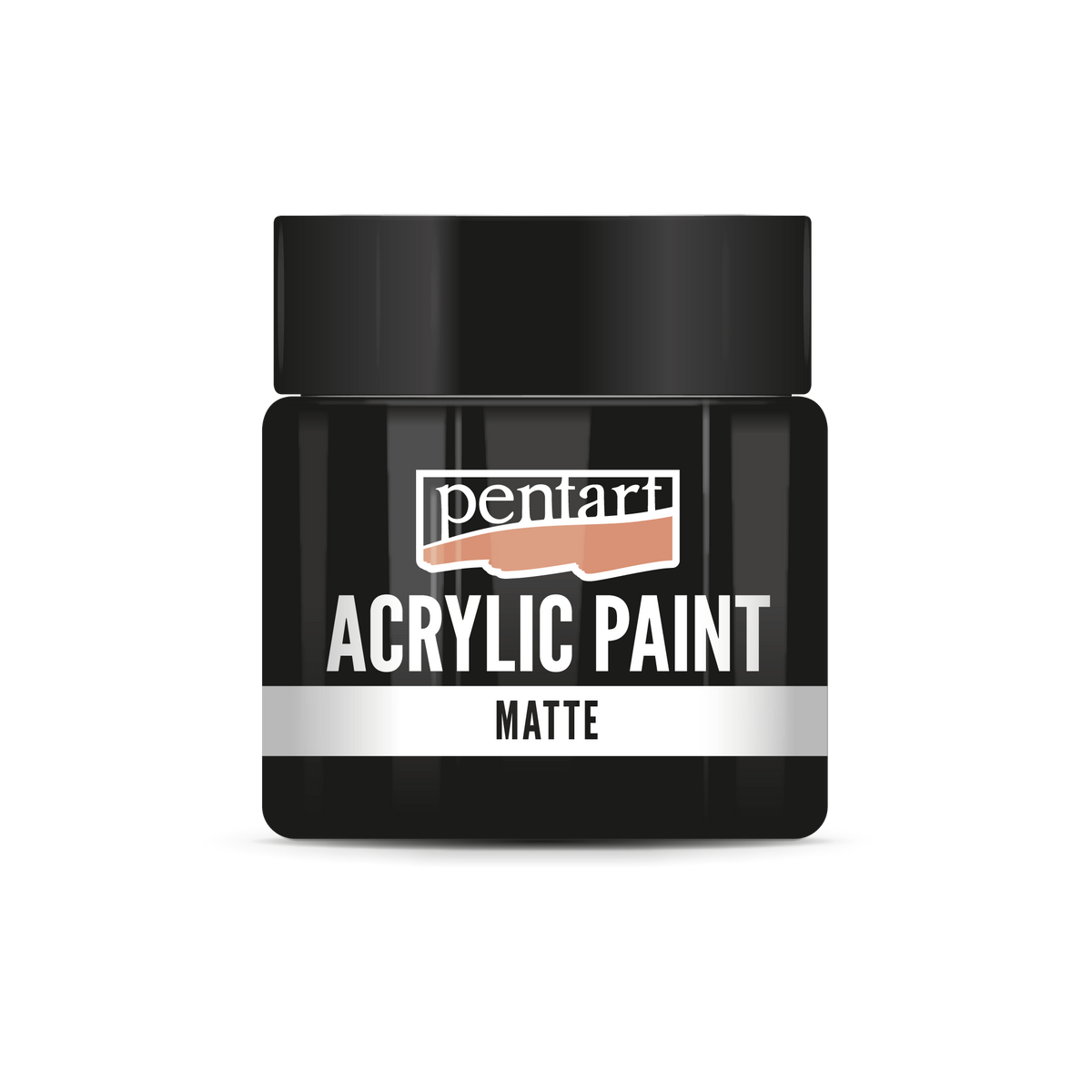 Acrylic paint matte Black