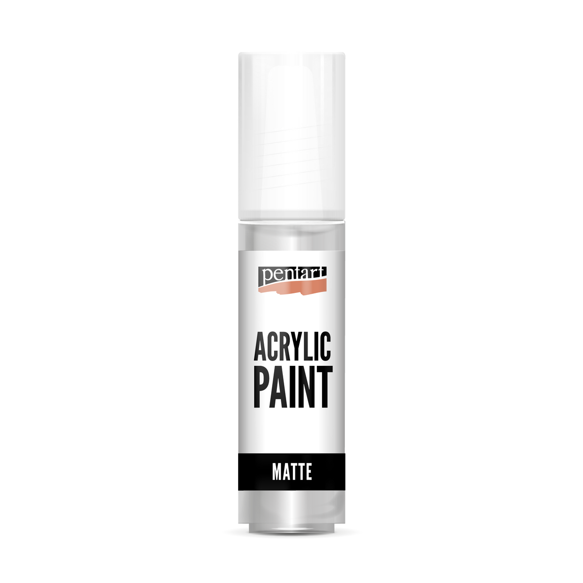 Acrylic paint matte White