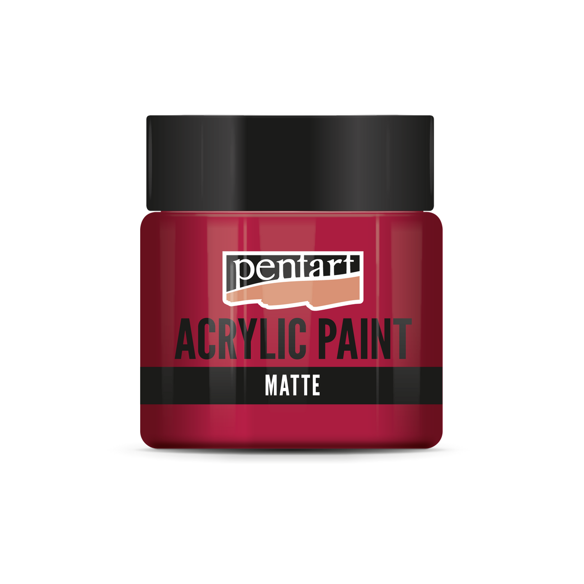 Acrylic paint matte Carmin