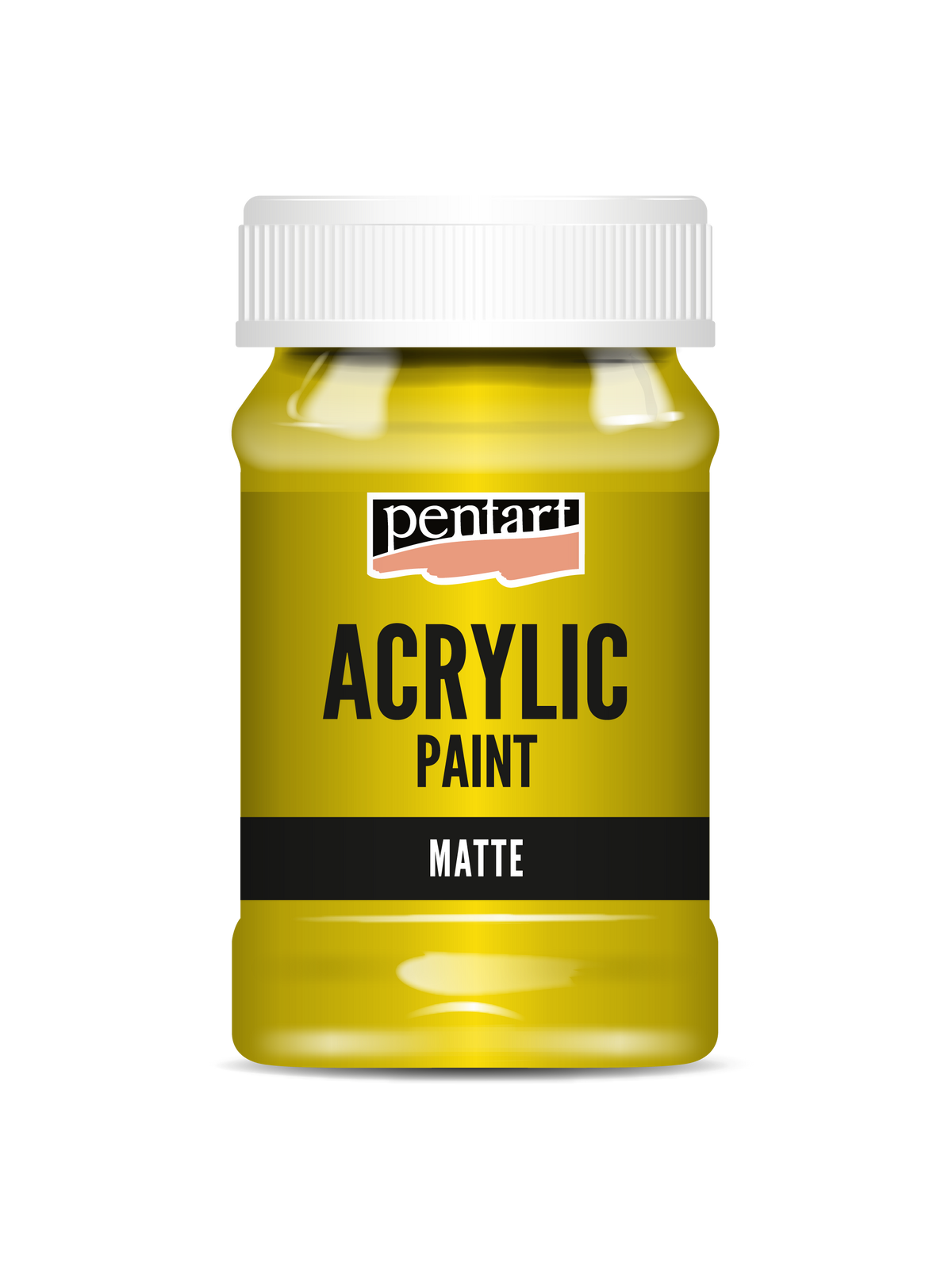 Acrylic paint matte Yellow