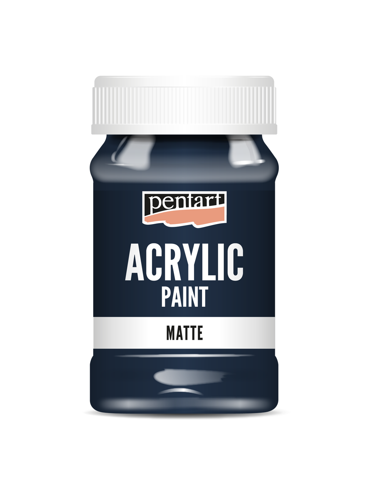 Acrylic paint matte Indigo Blue