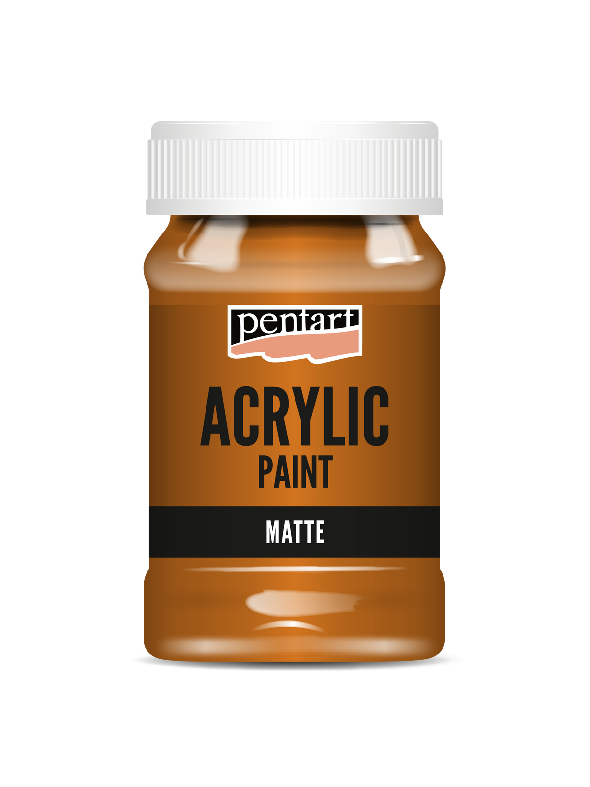 Acrylic paint matte Orange