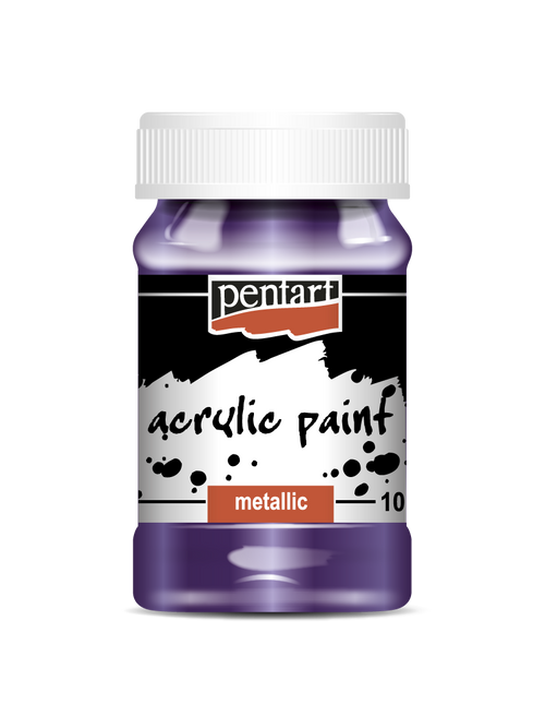 Acrylic paint metallic Violet