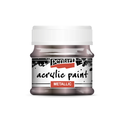 Acrylic paint metallic Sparkling Violet