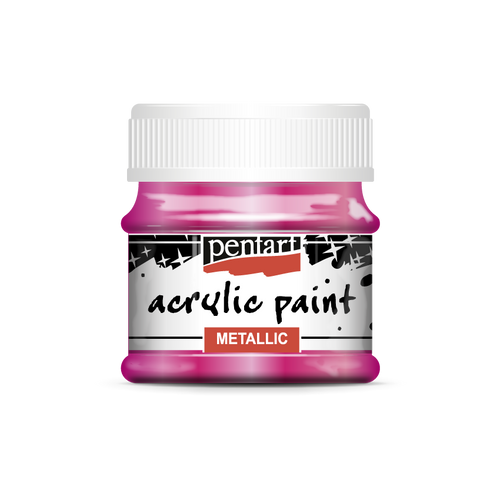 Acrylic paint metallic Magenta