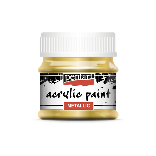 Acrylic paint metallic Gold