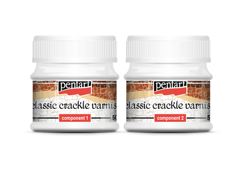 Classic crackle varnish, 2 components