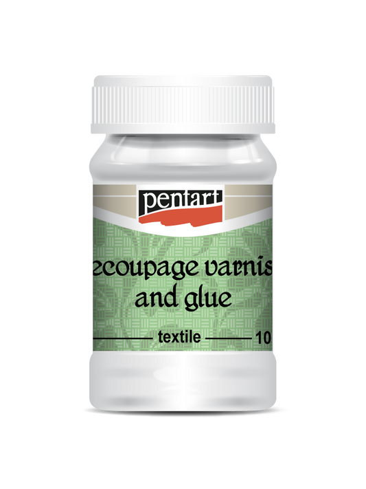 Decoupage varnish & glue for textile,  100 ml