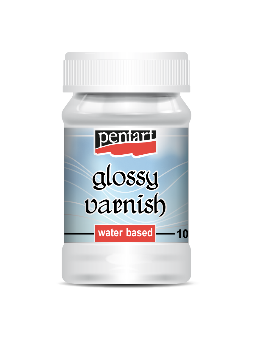Glossy varnish, water based, 100 ml