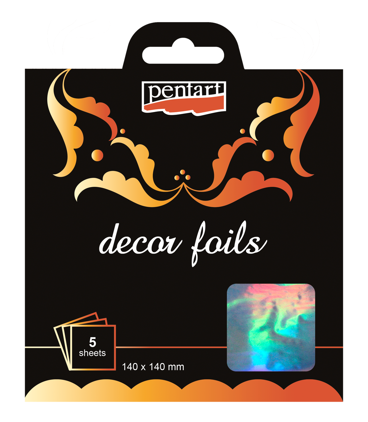 Decor foils 14 x 14 cm