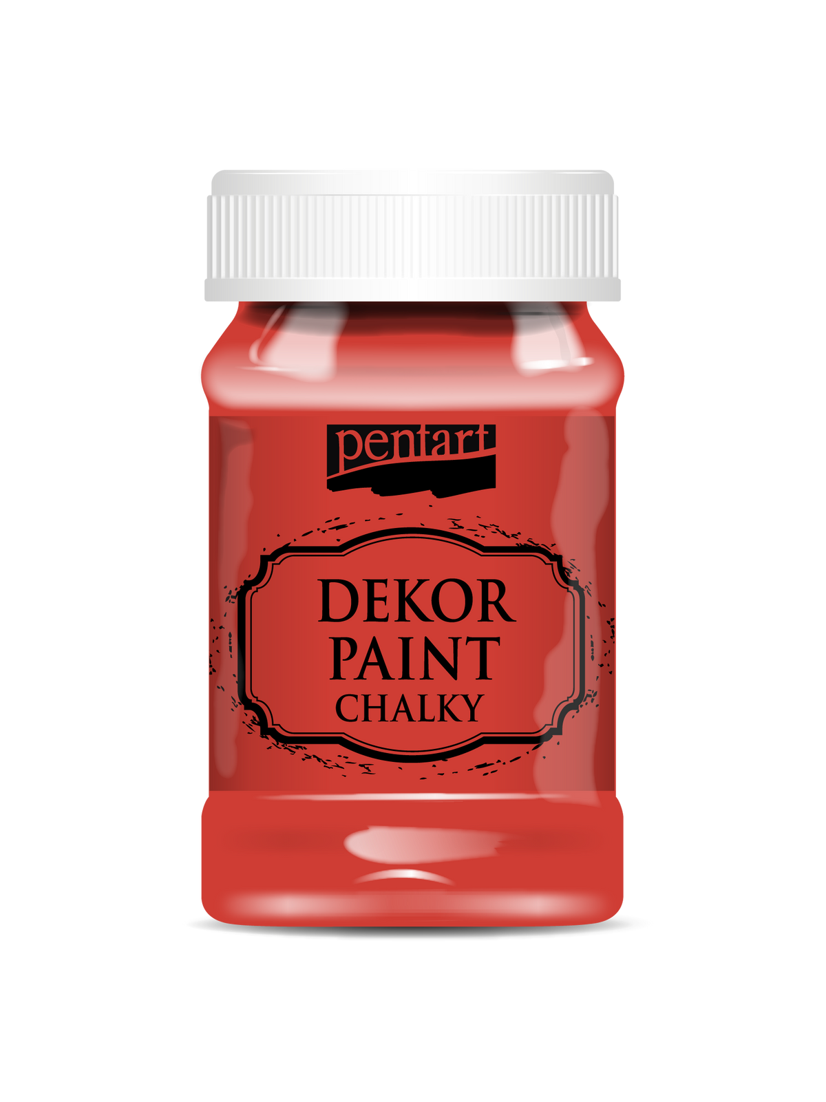 Dekor paint chalky red