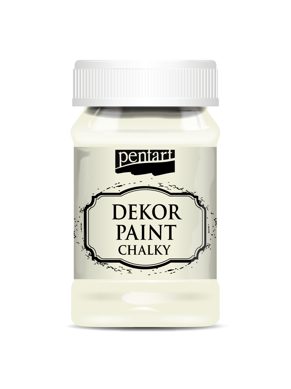 Dekor paint chalky cream-white