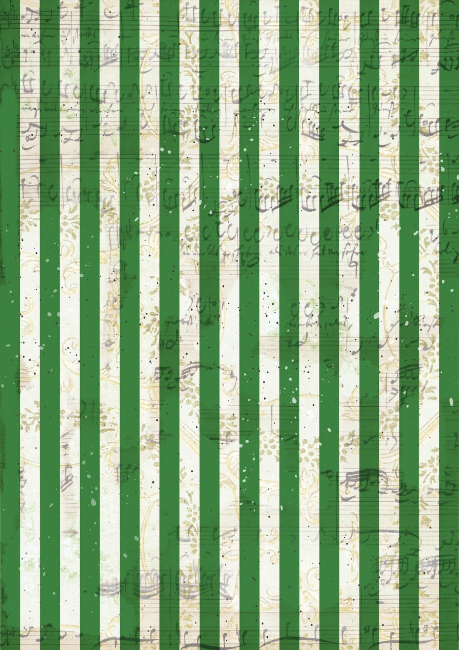 Wintergreen Stripe - Northwoods Holiday - ellen j goods Collection