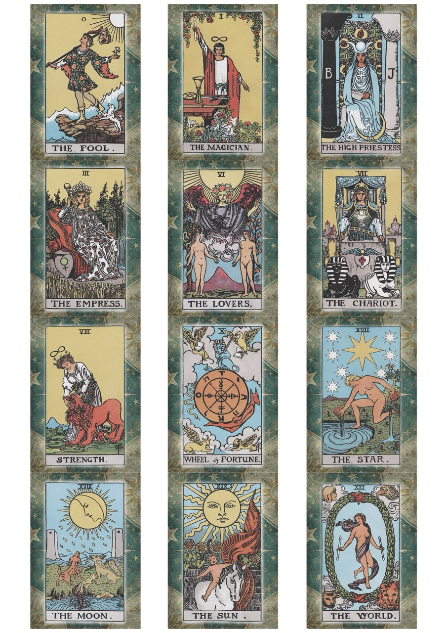 Tarot Major Arcana 12 Pack Rice Paper - Iveta Ziedina