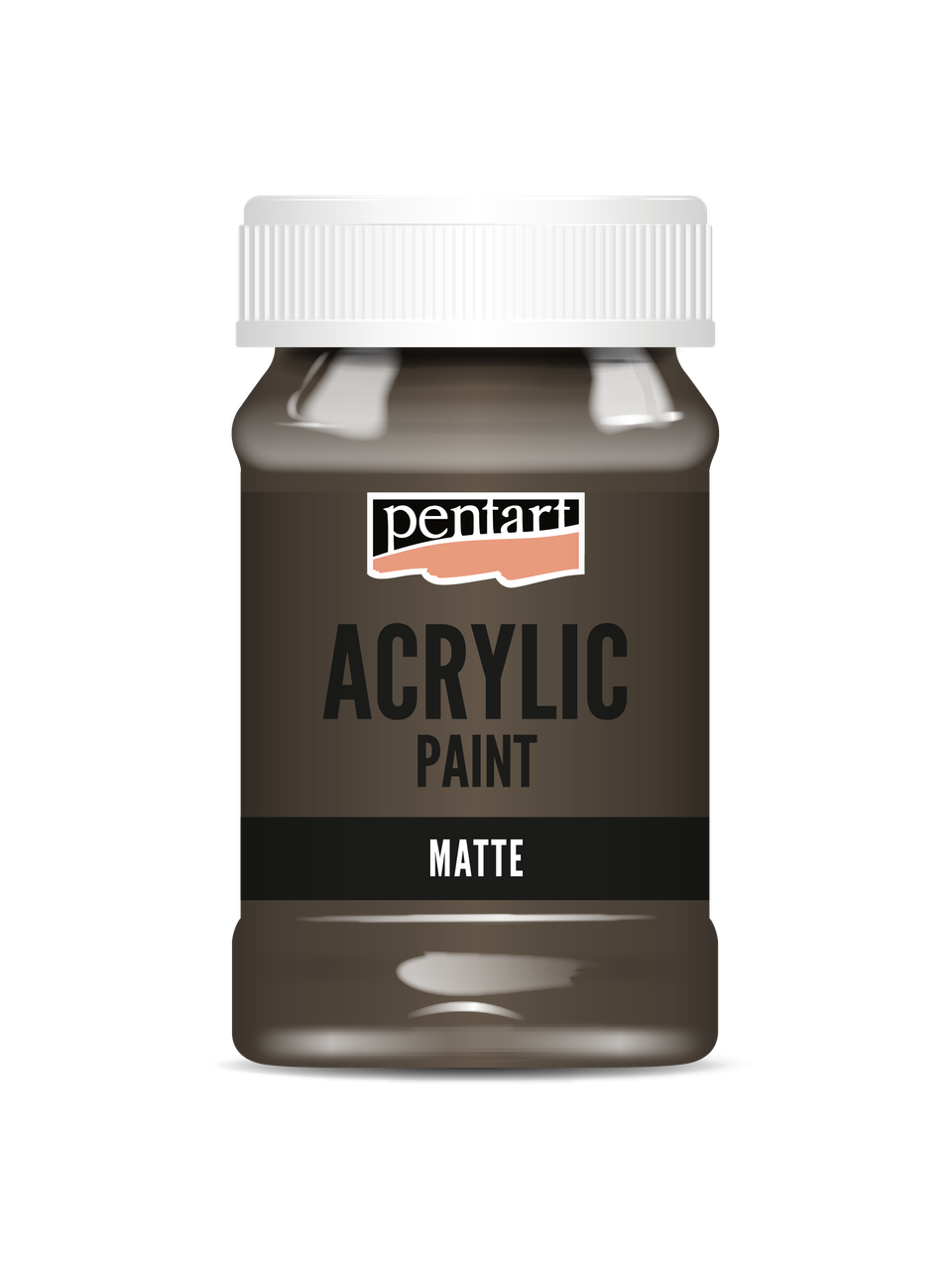 Acrylic paint matte Earthy Brown