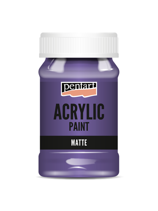 Acrylic paint matte Gillyflower