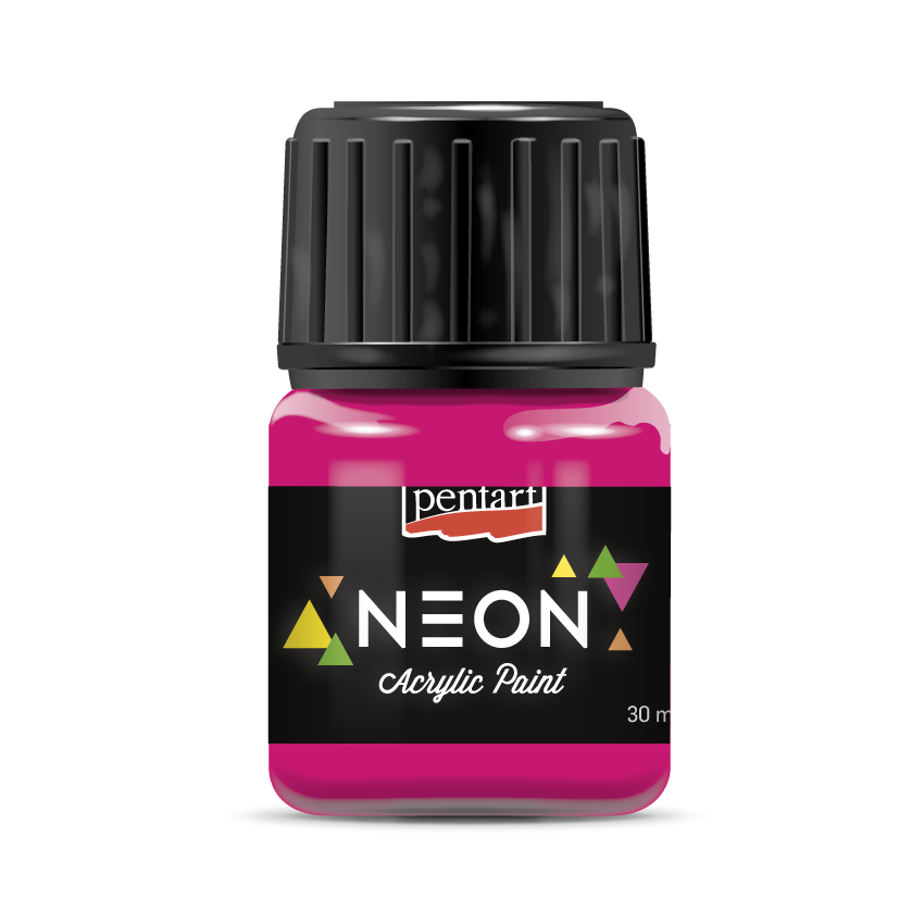Pentart Neon Pink Acrylic Paint 30 ml