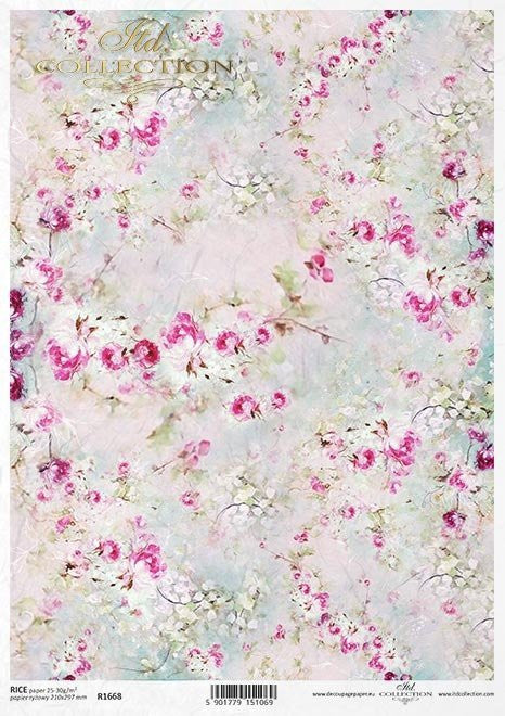 ITD Collection Lavender Bundle Rice Paper A4