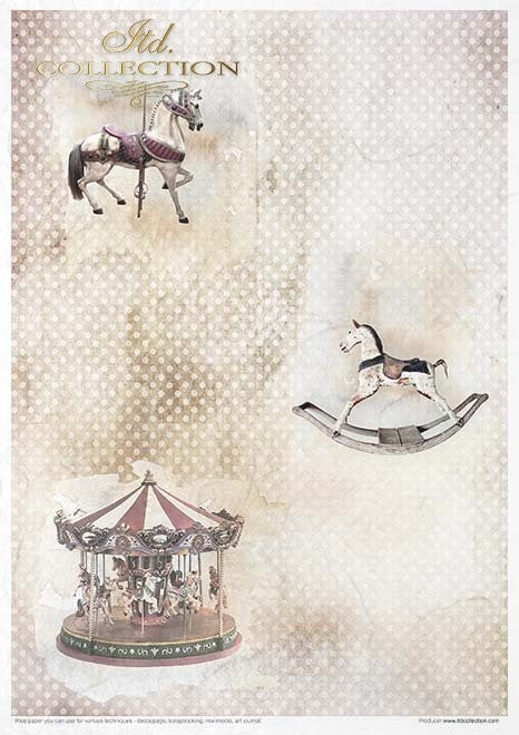 ITD Collection Rice Paper Pack of 11 Wonderful Christmas Time