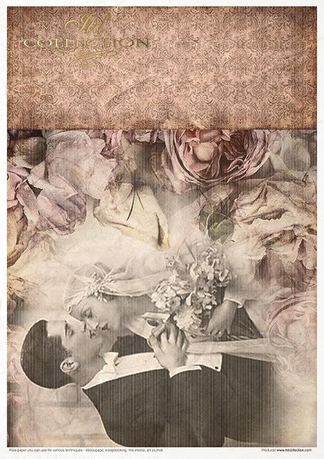 ITD Collection Rice Paper Pack of 11 In Love