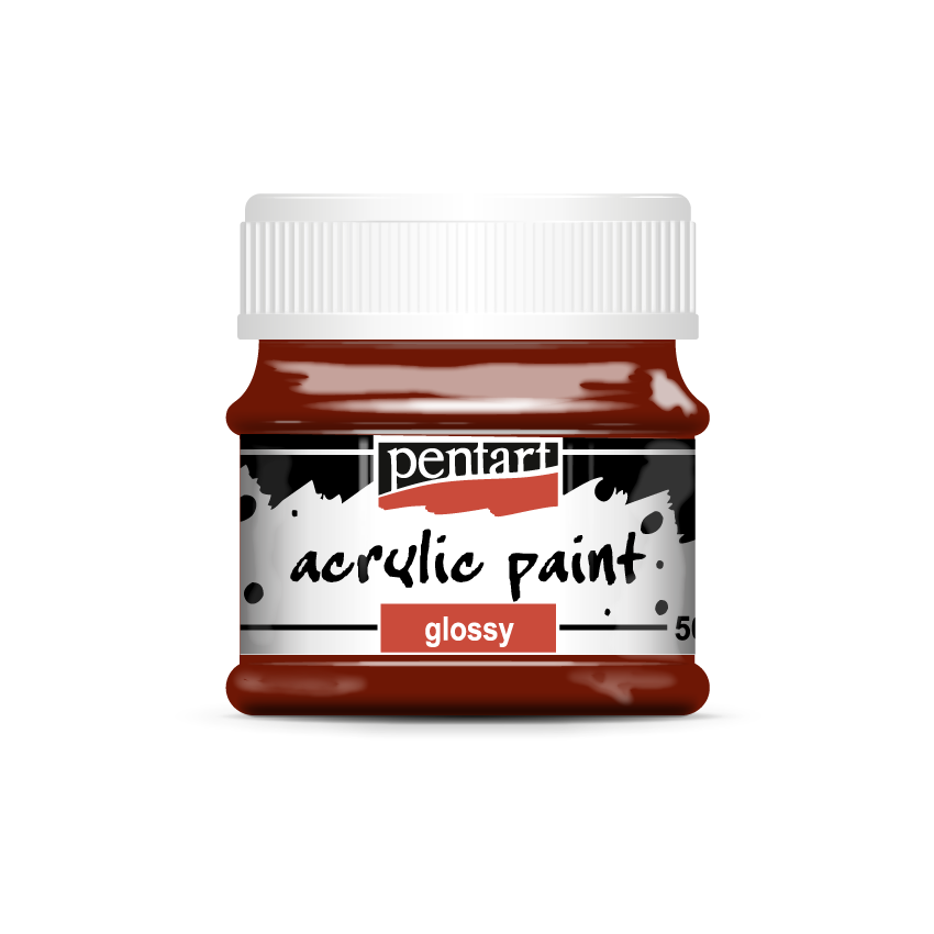 Acrylic paint glossy 50 ml bourdon