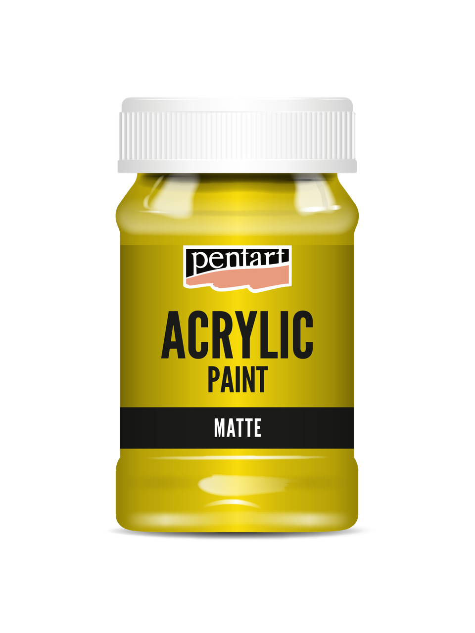 Acrylic paint matte Yellow