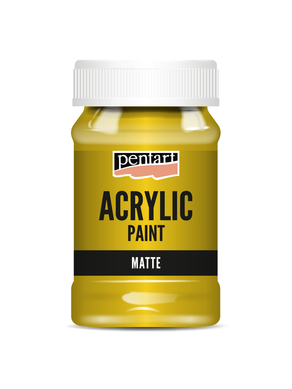 Acrylic paint matte Sun Yellow