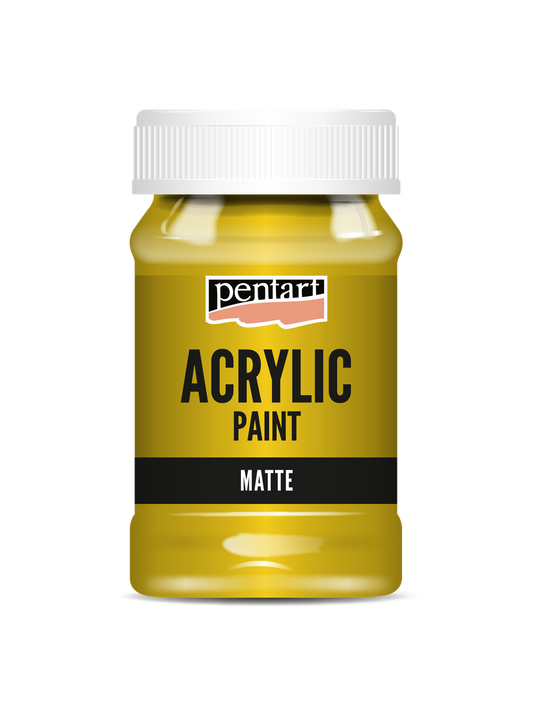 Acrylic paint matte Sun Yellow