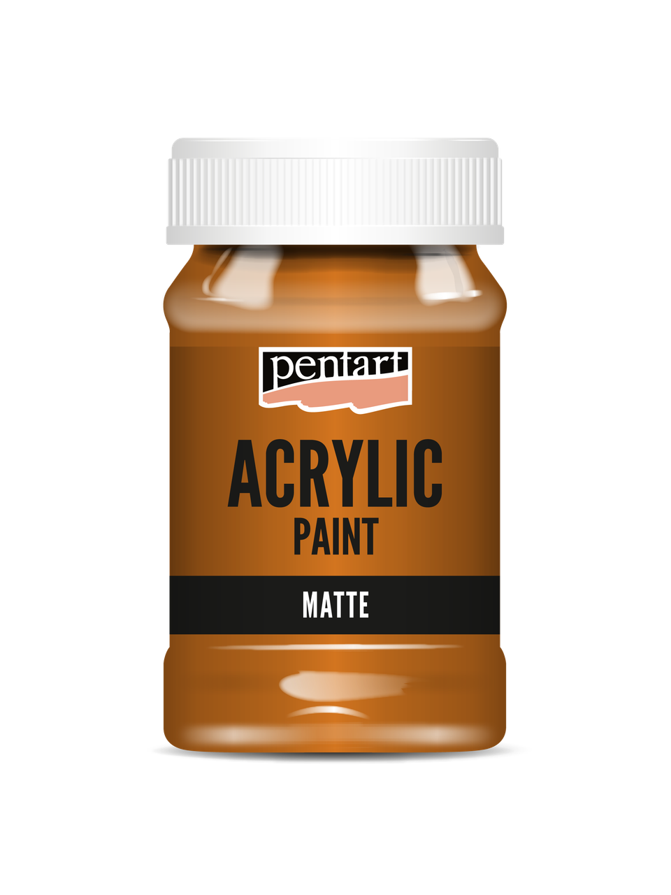 Acrylic paint matte Orange
