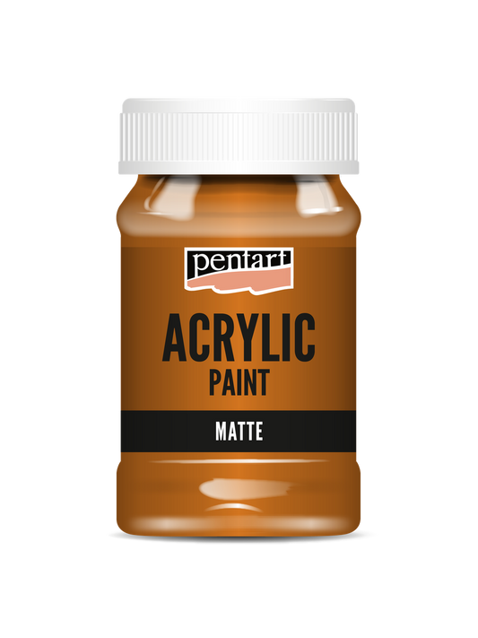 Acrylic paint matte Orange