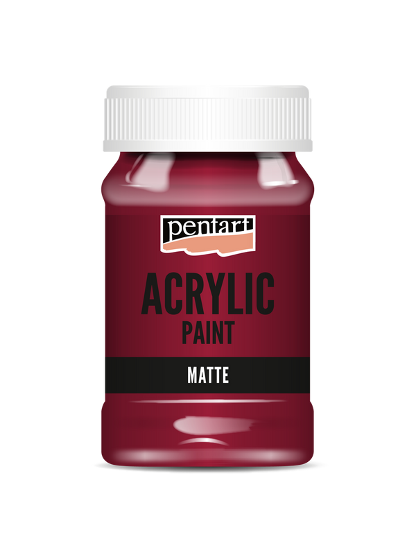 Acrylic paint matte Red Wine