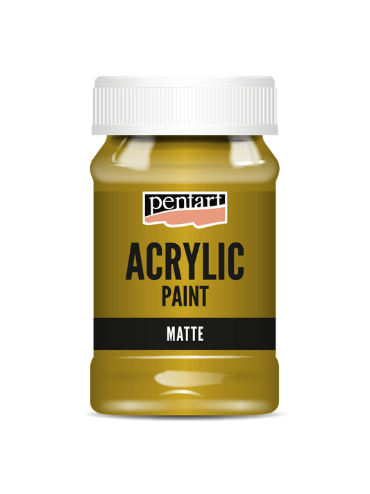 Acrylic paint matte Ochre