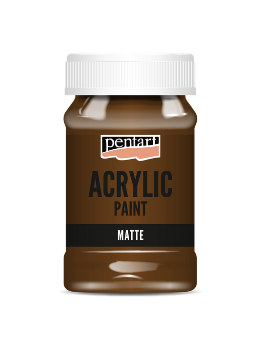 Acrylic paint matte Chestnut