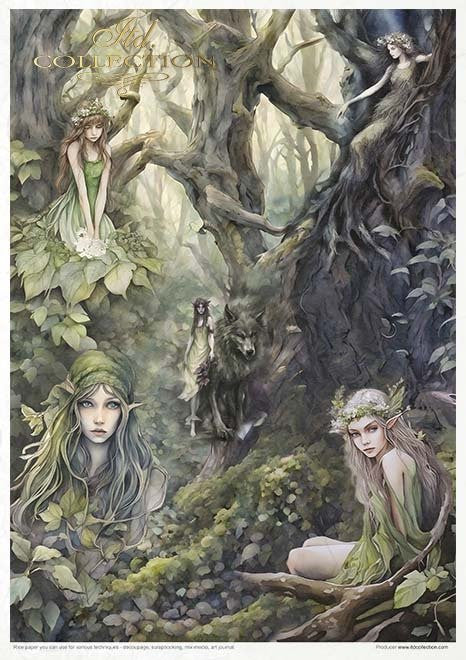ITD Collection Rice paper Pack Mysterious Creatures