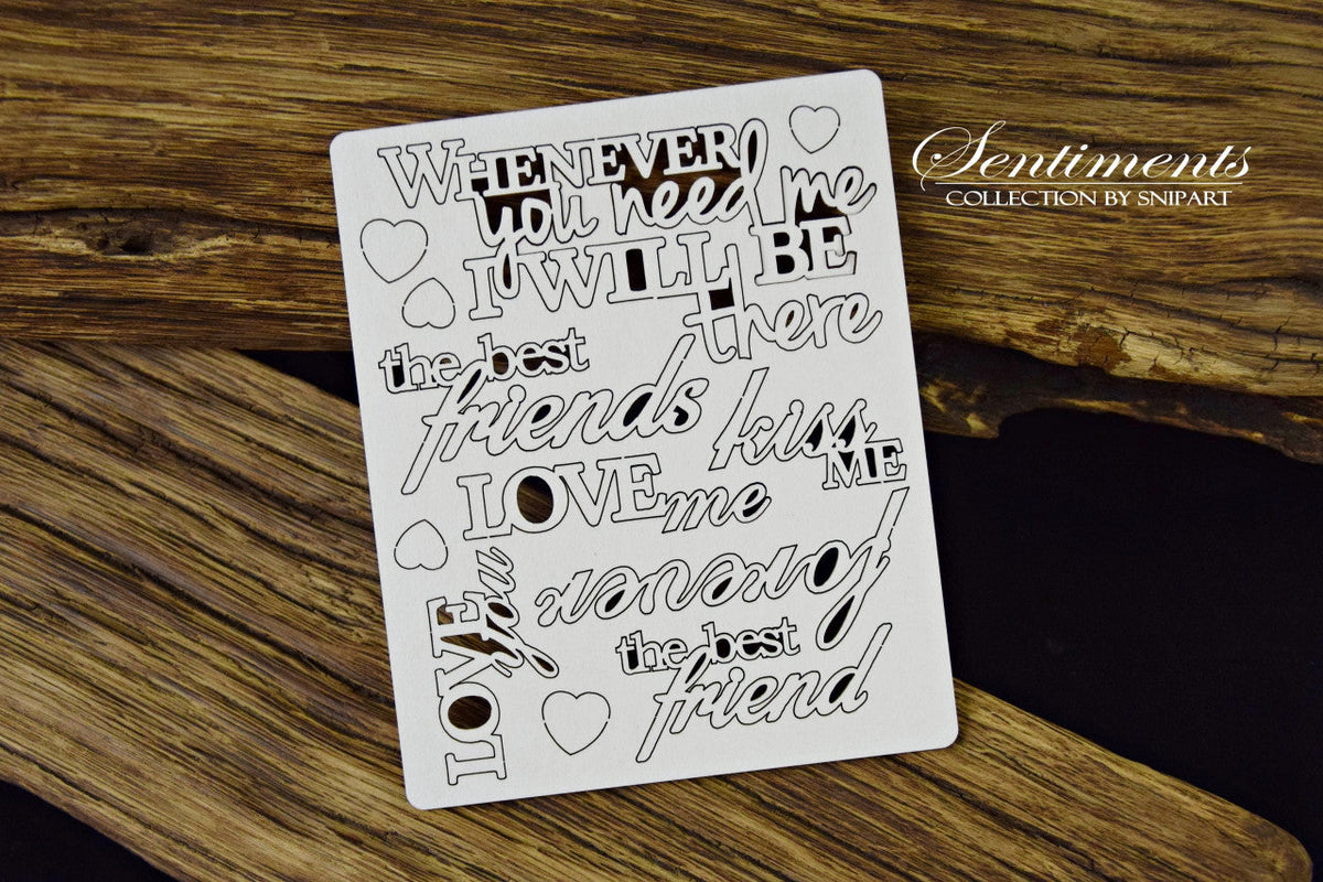 Snipart Sentiments - Friendly Sayings