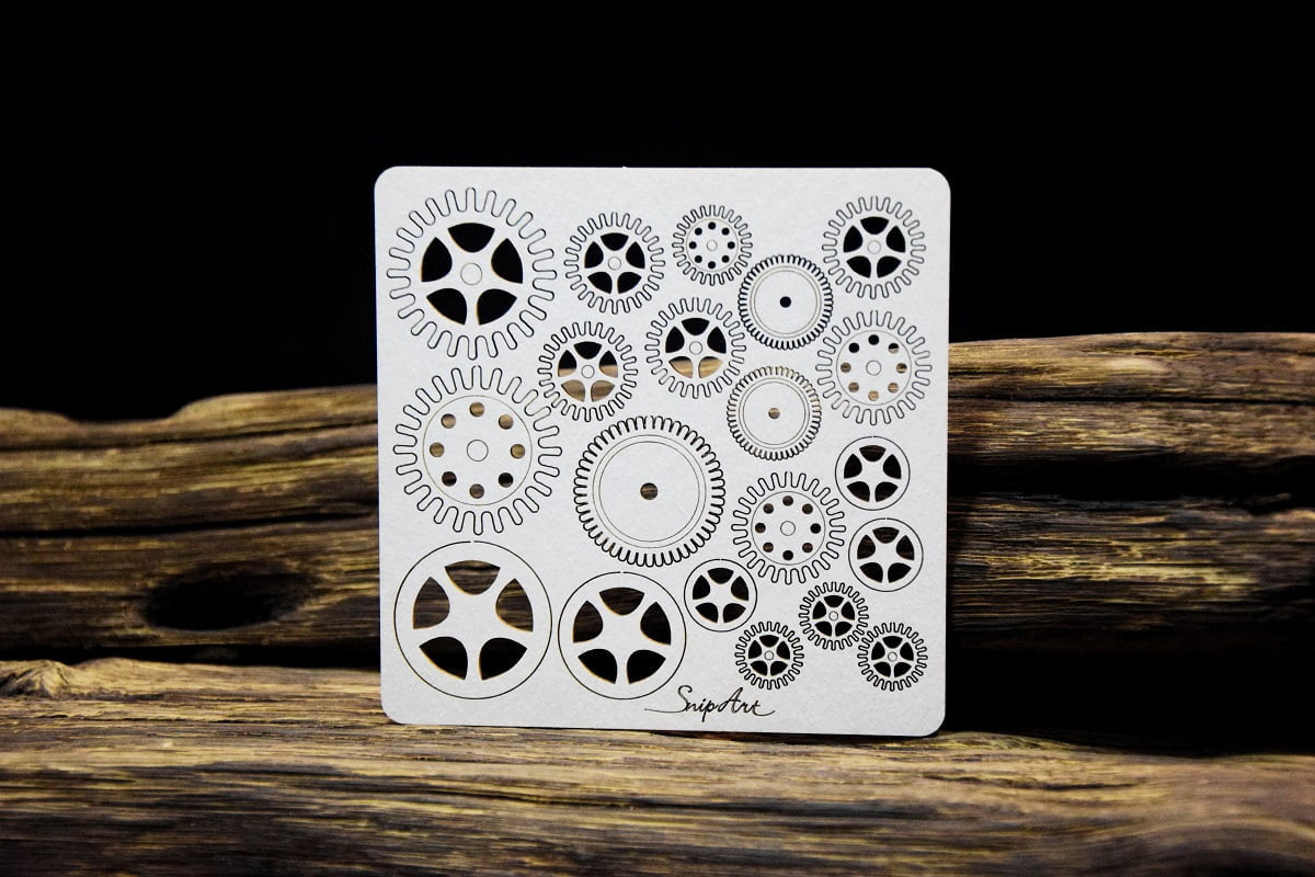 Snipart Industrial Factory - Cogs and gears