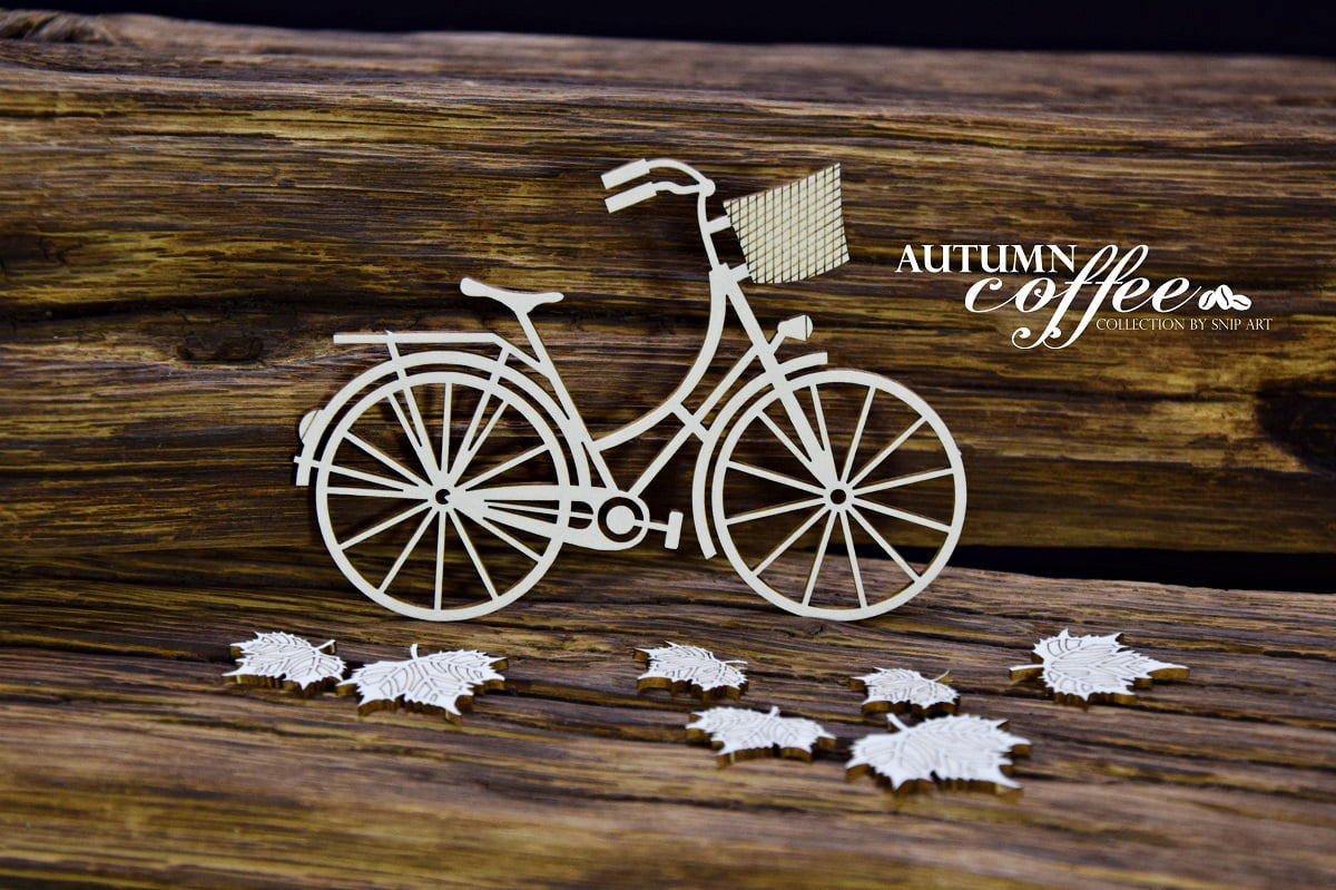 Snipart Autumn Coffee - Bicycle chipboad