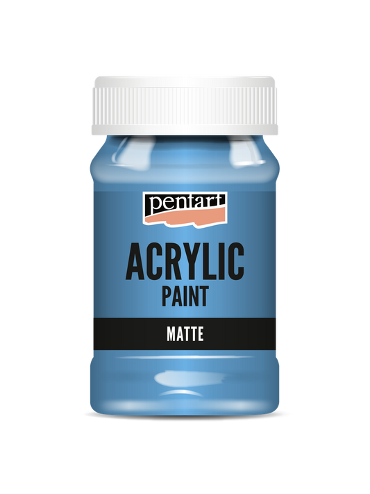 Acrylic paint matte Light Blue