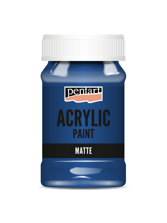 Acrylic paint matte Blue