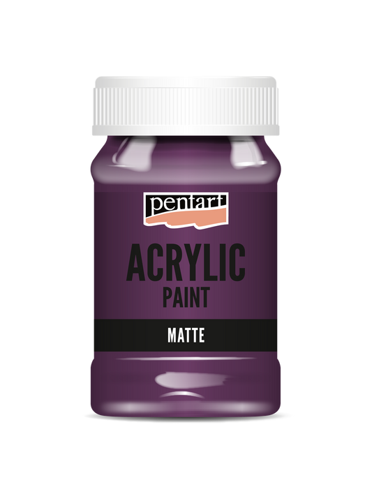 Acrylic paint matte Purple