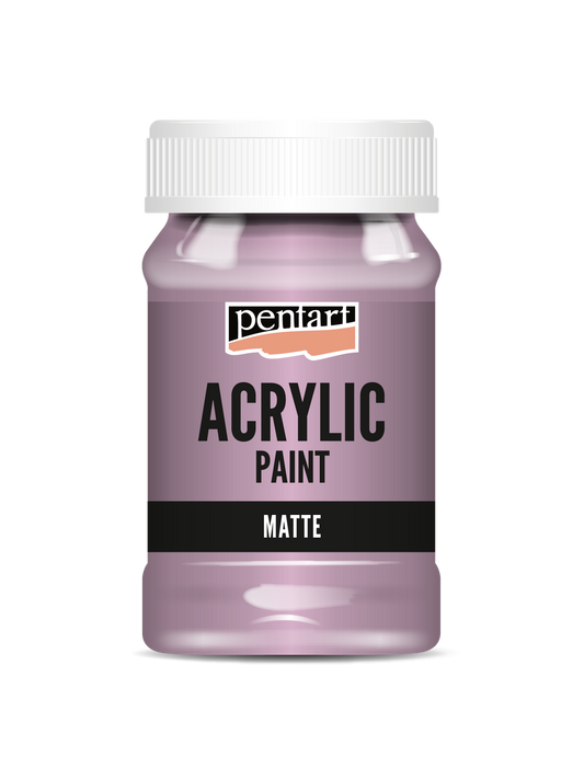 Acrylic paint matte Rose