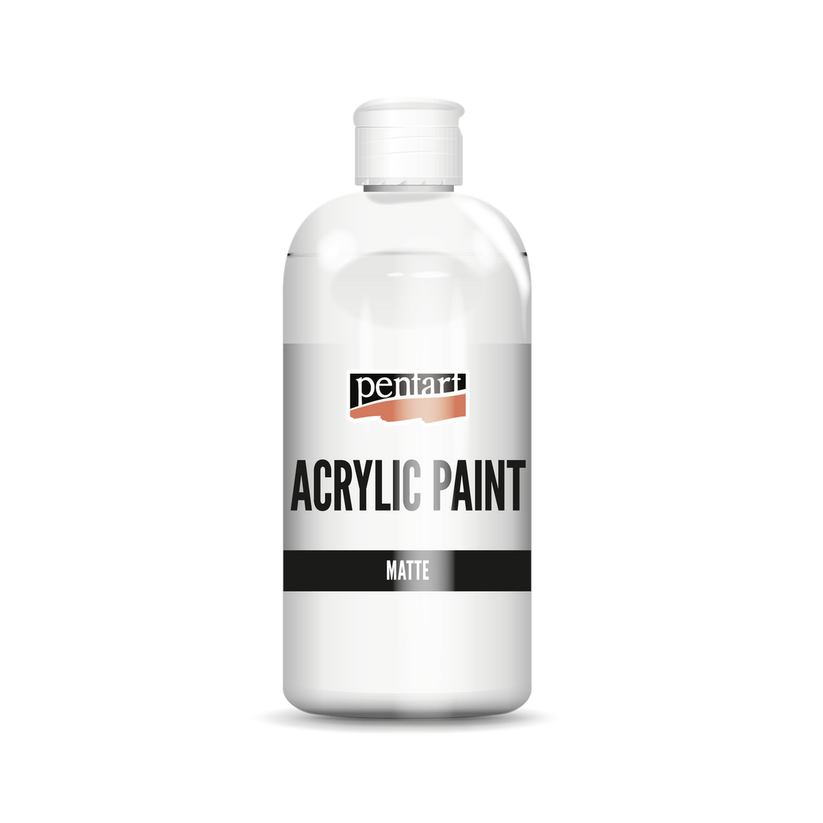 Acrylic paint matte 500 ml white
